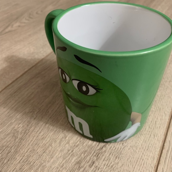 Green M & M’s Coffee Mug. Very Good Condition. No chips or cracks.  4” H - Picture 8 of 11